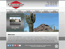 Tablet Screenshot of farnsworthrealty.com